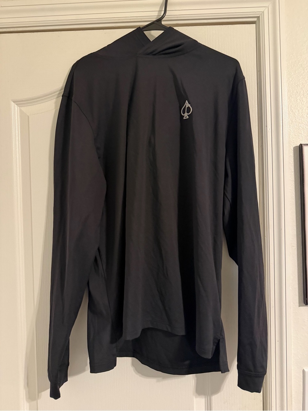 Pins and Aces Black Performance Hoodie